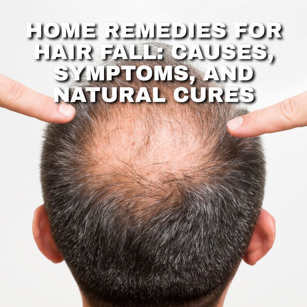 Home Remedies for Hair Fall: Causes, Symptoms, and Natural Cures